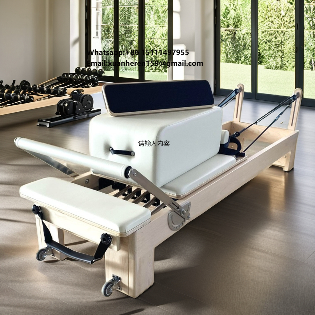 Pilates Yoga Reformer - Customized Home Gym Yoga Training Wood