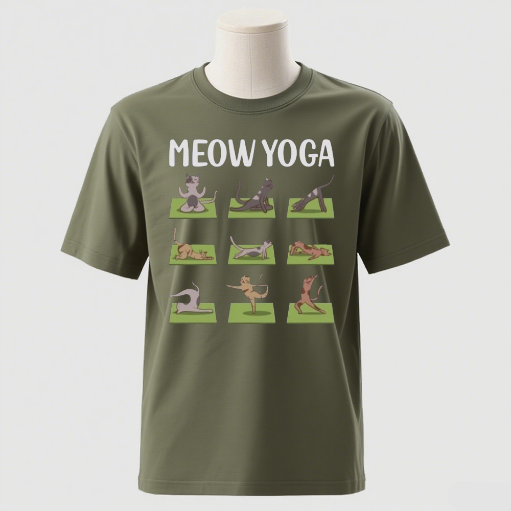 Cat Yoga Shirt Funny Casual Te - Pilates Yoga Instructor 리뷰 및 가격