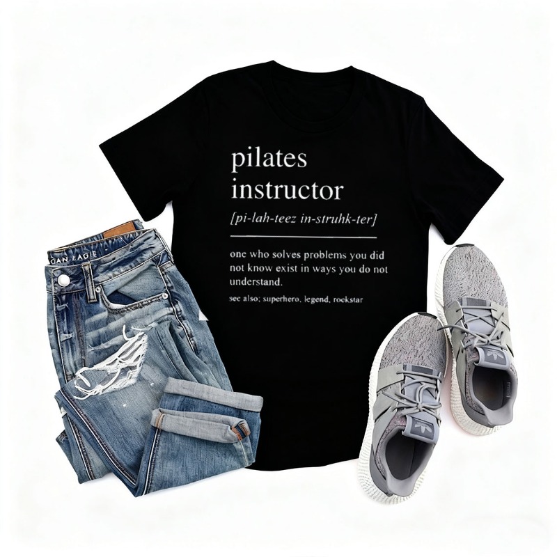 Pilates Instructor Cotton T-sh - Pilates Yoga Instructor 리뷰 및 가격