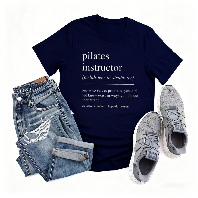 Pilates Instructor Cotton T-sh - Pilates Yoga Instructor 리뷰 및 가격